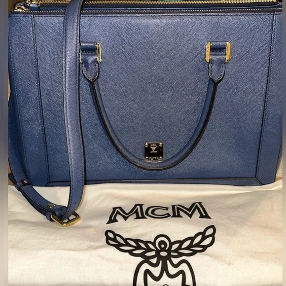 MCM Nuovo 2-Way Tote Shoulder Bag w/ Dust Bag - Picture 1 of 10